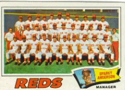 1977 Topps Baseball Cards      287     Cincinnati Reds CL/Sparky Anderson